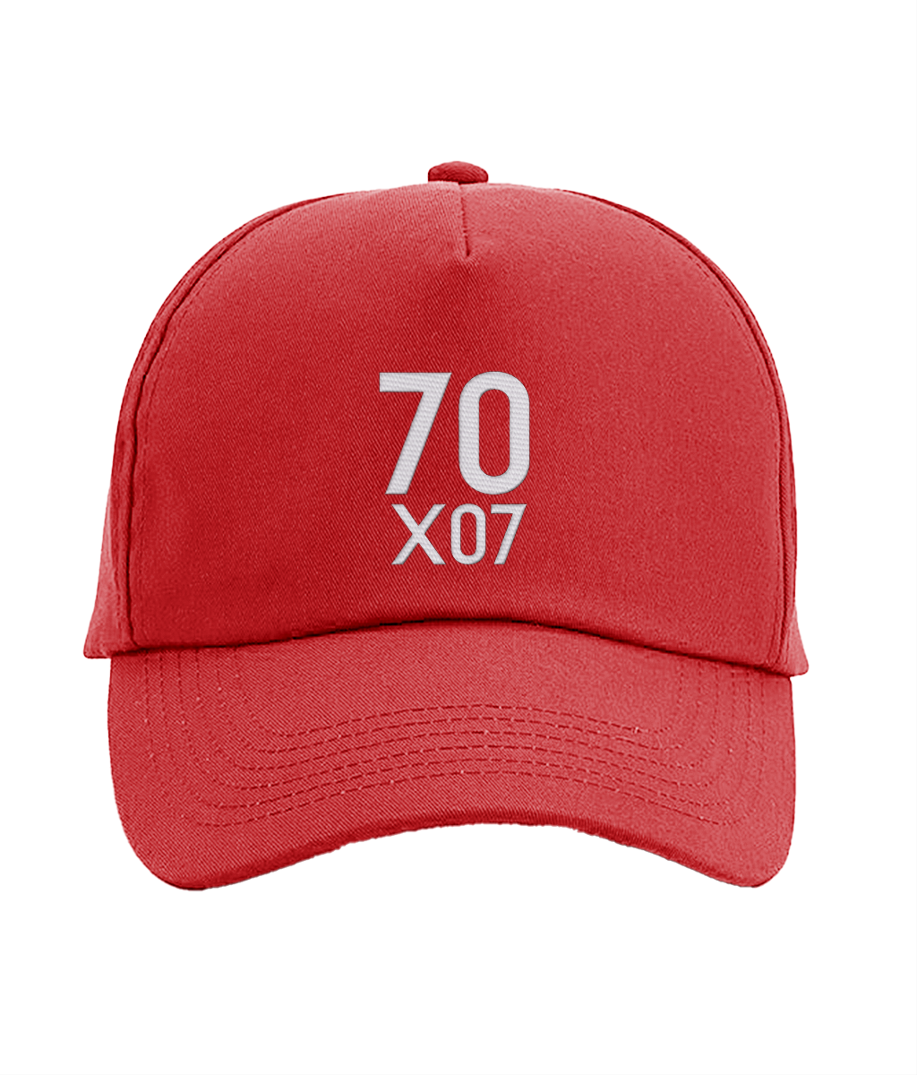 70x07 Vertical 5-panel cap